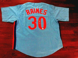 TIM RAINES HOF MONTREAL EXPOS 3X WSC YANKEES WHITE SOX SIGNED AUTO JERSE... - $197.99