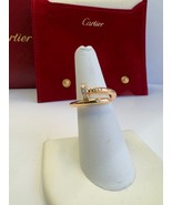    

CARTIER JUSTE UN CLOU DIAMOND NAIL 18K ROSE GOLD RING... - $4,949.82 CAD