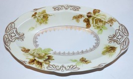 LOVELY OHME SILESIA PORCELAIN OLD IVORY XV PICKLE CONDIMENT RELISH 8 3/8... - $26.72