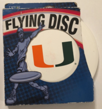 Miami Hurricanes University NCAA Sports Flying Disc White Team Logo New - £9.45 GBP