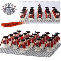 21Pcs/set Redcoat The British Army The American Civil War Minifigures Toys - £25.80 GBP