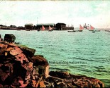 Boat Landing Nahant Massachusetts MA DB Postcard E7 - $6.88