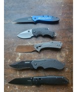 Five Kershaw Folding Knives - $180.72 CAD