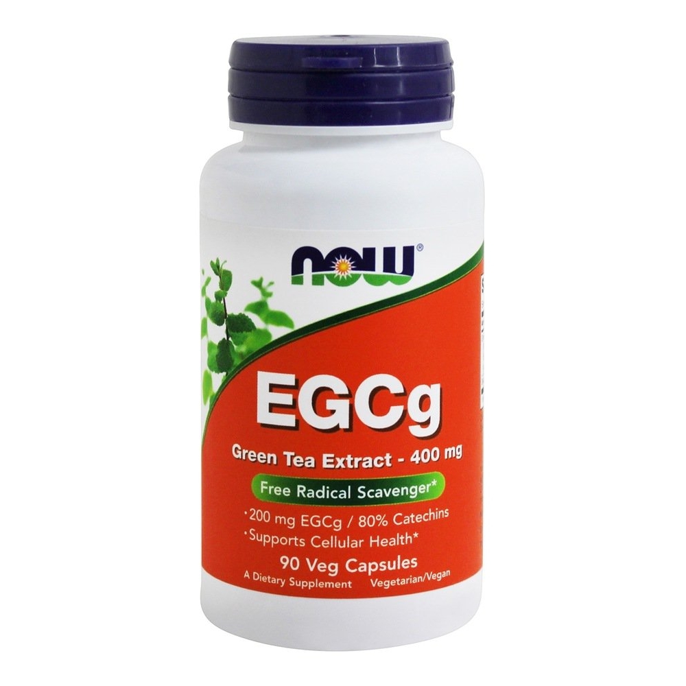 NOW Foods EGCg Green Tea Extract Antioxidant Support 400 mg., 90 Vegetarian Caps - $12.55