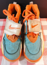 Nike Air Mission Gs Diamond Turf Youth Basketball Blue Orange White Shoes 5.5 - £25.88 GBP