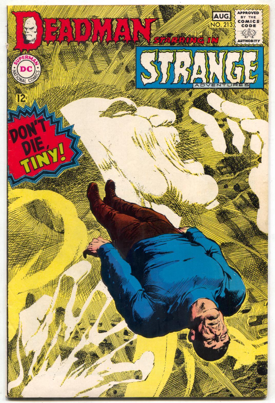 Primary image for STRANGE ADVENTURES #213 1968-DC COMICS-DEADMAN-ADAMS VF-