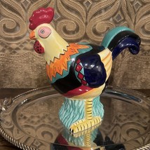 VTG Rooster Coin Bank 9.5” No Chips/cracks - £16.62 GBP