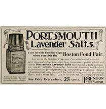 Preston NH Portsmouth Lavender Salts 1897 Advertisement Victorian Beauty... - $14.01 CAD