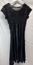 Komarov Dress Gorgeous Rich Black Special Occasion Cocktail S - £101.66 GBP