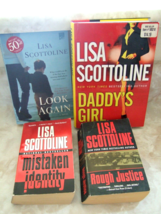 4 Lisa Scottoline Bestselling Books Fiction Suspense Mystery Crime Novels - £9.86 GBP