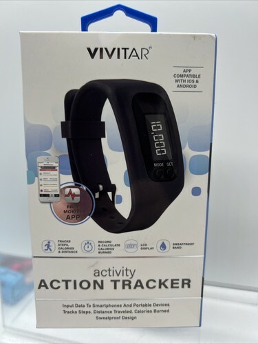 Vivitar Activity Action Tracker Fitness Watch Works With IOS &amp; ANDROID B... - $4.98