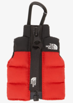 The North Face Nuptse Vest Keyring Bag Keychain Accessory Red NWT NA5AR03C - $46.43
