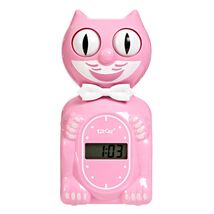Limited Edition Solar Kit-Cat Digital Alarm Klock – Pink Satin - $49.25
