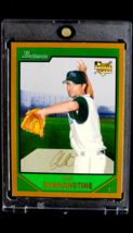 2007 Bowman Draft Gold SP #BDP44 Andy Sonnanstine RC Rookie Tampa Bay Devil Rays - £1.62 GBP