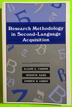 Vtg Research Methodology in Second-Language Acquisition~Tarone/Gass/Cohe... - £10.76 GBP