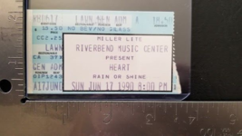 HEART ANN NANCY WILSON / GIANT - JUNE 17 1990 CINCINNATTI OH CONCERT TIC... - $25.00