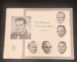 VTG 1955 The Michigan Democratic Story 1948-1954 G. Mennen Williams Booklet - £33.46 GBP