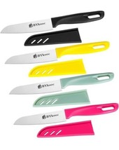 8 pieces Paring Knives (4 PC Peeling Knives and 4PCS Knife Sheath) Ultra Sharp - £11.62 GBP