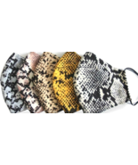 3-PACK - Snake Designer Premium Fashion Mask - Soft - Comfortable - Fash... - £5.58 GBP