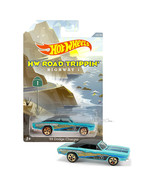 Yr 2013 HW Road Trippin&#39; 1:64 Die Cast Car #13 Highway 1 Blue &#39;69 DODGE ... - £19.97 GBP