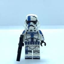 501st Stormtrooper Commander Star Wars 501st Legion Minifigure Bricks Toys - £2.72 GBP