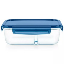 2 Cts MealBox 5.5 Cup Rectangular Glass Food Storage - £43.50 GBP