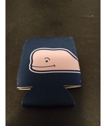Vineyard Vines Target Pink Whale Can Coolers Drink Sleeve Koozie Navy Blue - $9.89