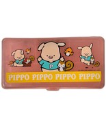 Vintage Sanrio Hello Kitty Pippo Pig Pink Plastic Pencil Box With Tray R... - £41.32 GBP