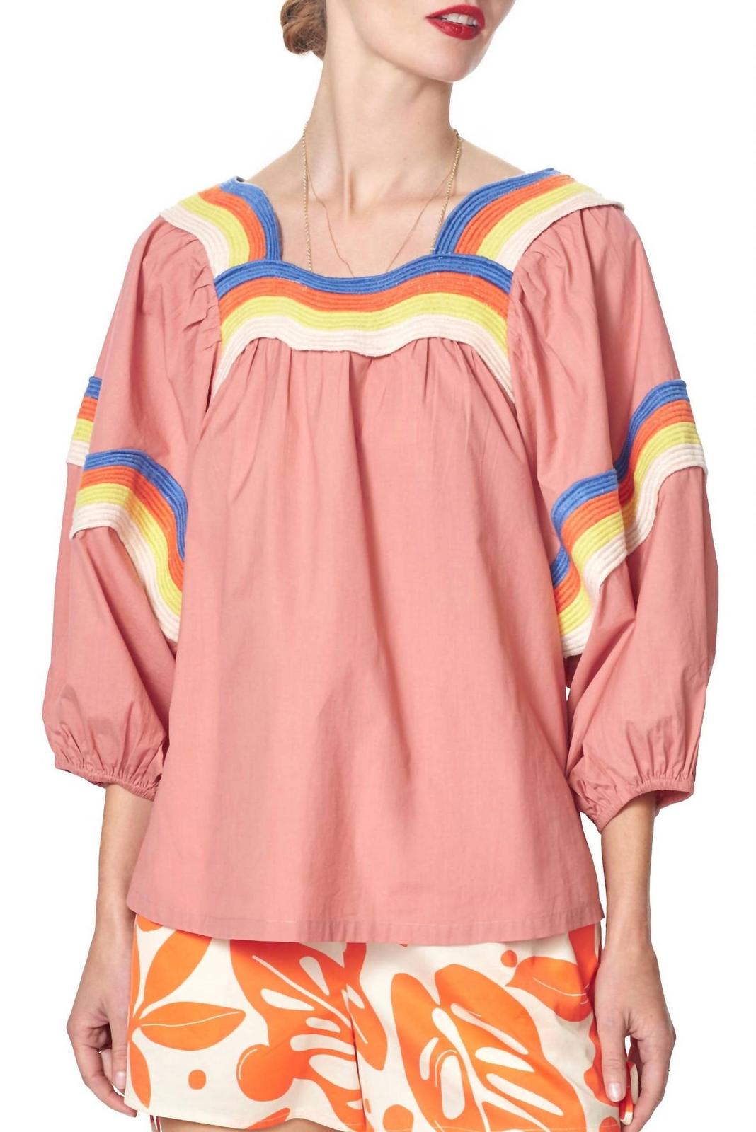 Corey Lynn Calter Patti Top Terracotta - $105.00