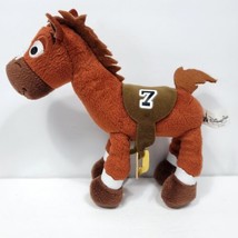 Disney Parks Brown Race Horse Toy Story Woody Plush Stuffed #7 Bullseye 8&quot; - $17.81