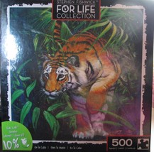 Master Jigsaw 500 Puzzle Piece Stephen Fishwick For Life Collection TIGER Jungle - $27.07