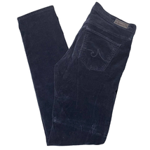 AG Adriano Goldschmied The Stevie Slim Straight Corduroy Pants Navy Blue... - $37.74