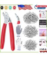 Professional 360 Pcs Hog Ring Installation Kit with Angled Pliers for Up... - $627.56 MXN