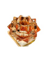 Vtg Avon Diamond Star Burst Glass Votive tealight candleholder 1981 Gem ... - $160.03 MXN