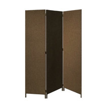 Screen Gems 3 Panel Fabric Soho Screen - Brown - $252.14