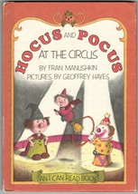 Vtg 1983 I Can Read Weekly Reader Hocus &amp; Pocus At The Circus Manushkin HC Book - £11.14 GBP