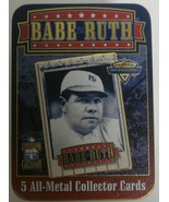 Metallic Impressions All-Metal Collector Cards - Babe Ruth - £7.75 GBP