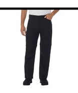 Eddie Bauer Convertible Tech Pants Black 40 X 34 50 SPF - $23.76