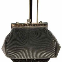 Preston &amp; York silver clutch with crossbody chain 8” x 6” purse - $474.25 MXN