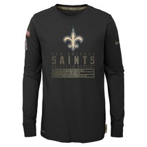 NWT men S/small nike New Orleans saints salute to service/STS dri-fit cotton tee - $33.24