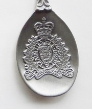 Collector Souvenir Spoon Canada RCMP GRC Royal Canadian Mounted Police Pewter - $6.99