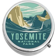 Yosemite National Park Valley Waterfall  Medicine Pill Box - £9.24 GBP