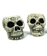 It&#39;s In The Bag Heavy Votive Skull Holders 3.25&quot; x 3.25&quot; x 2.25&quot; Set of ... - £16.06 GBP