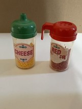 Rare HTF Fun with Playfood pretend red pepper Cheese container for Pizza... - $15.79