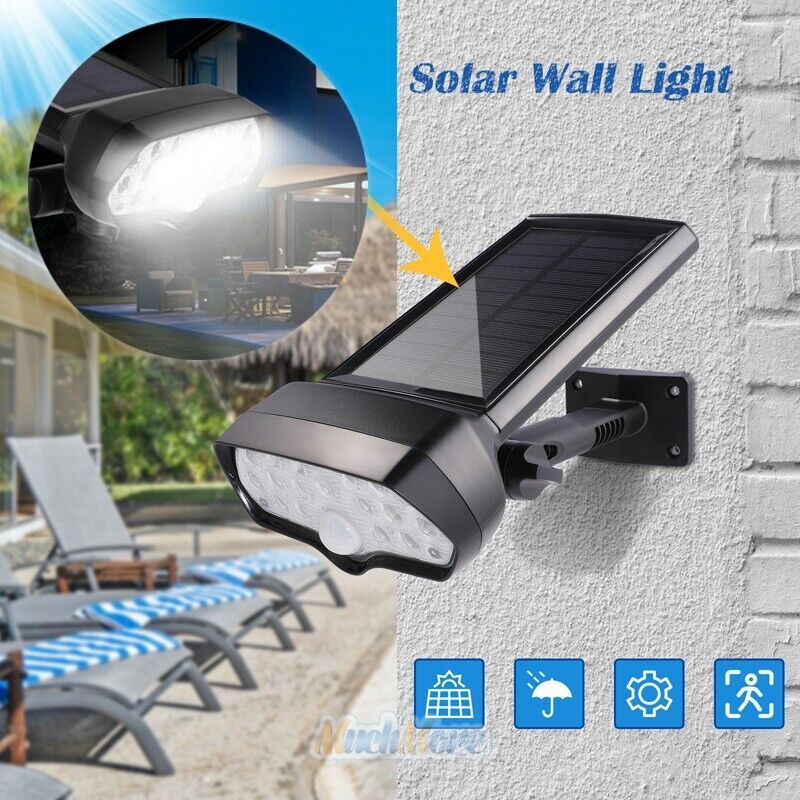 Primary image for 17Led Solar Flood Light Pir Motion Sensor Spotlight Outdoor Garden Yard Security