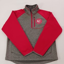 G-III NBA Atlanta Hawks Basketball Men's Red/Gray Pullover Jacket Size Medium image 14