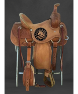 Western Roper Ranch Horse Saddle Tack With Matching Headstall,BreastColl... - €340,29 EUR