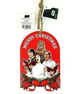 Christmas Star Wars Metal Ornament W/Han Luke Chewy Princess Leia 6&quot; x 4... - €10,58 EUR