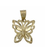 10K Yellow Gold Butterfly Pendant 0.7g - $98.99