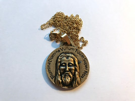 Shroud Of Turin, Pendant, Real Biblical Replica, With Chain, Gold Metal,... - $29.69